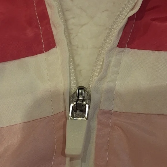 NWT Ashley By 26 International Women's Pink & White Bomber Jacket Size S - Picture 5 of 10